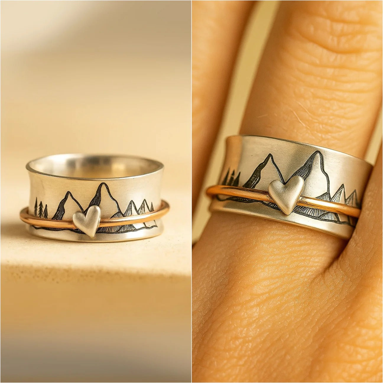 Mountain love Ring