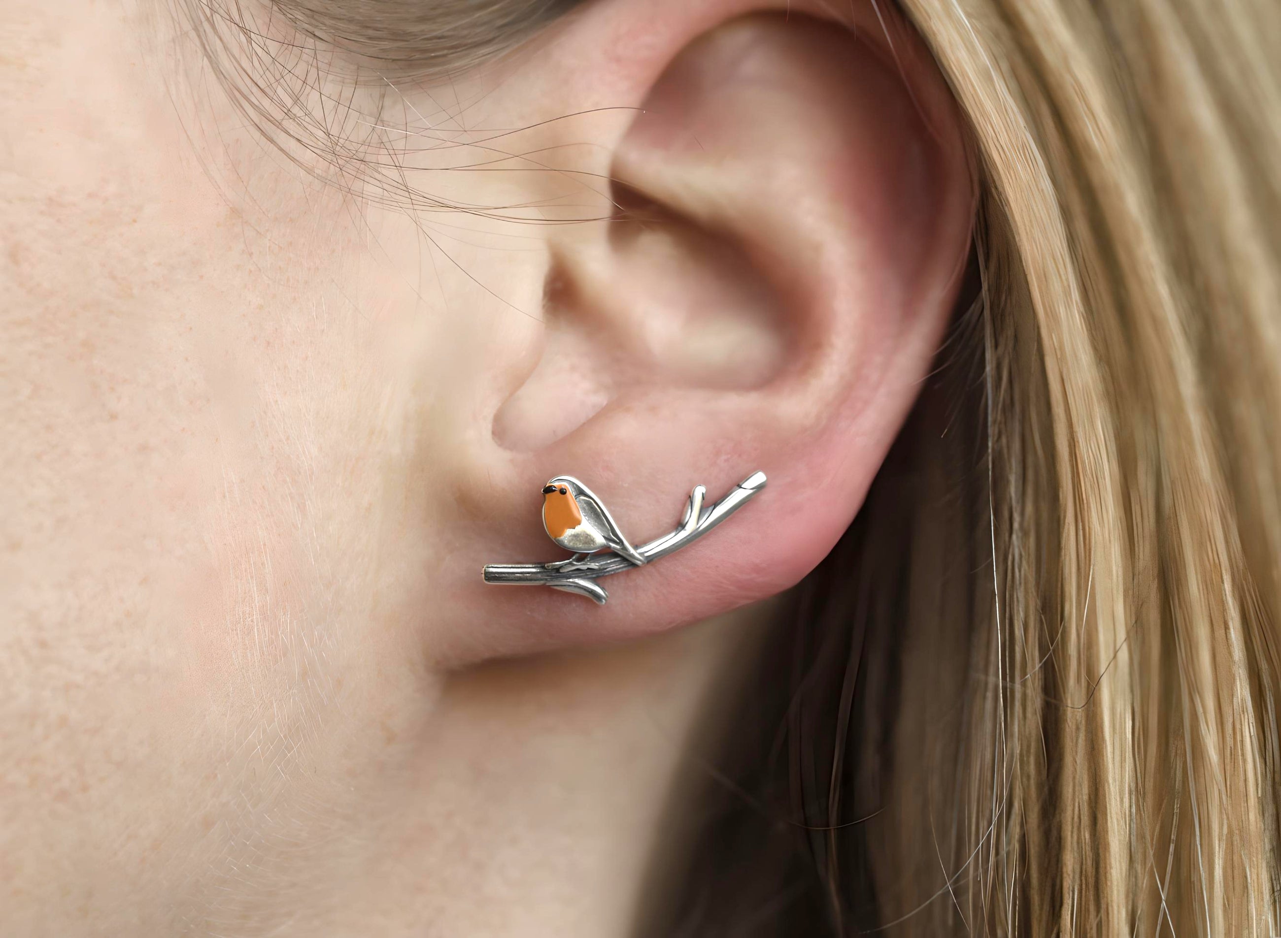 Boucles d'oreilles Robin 