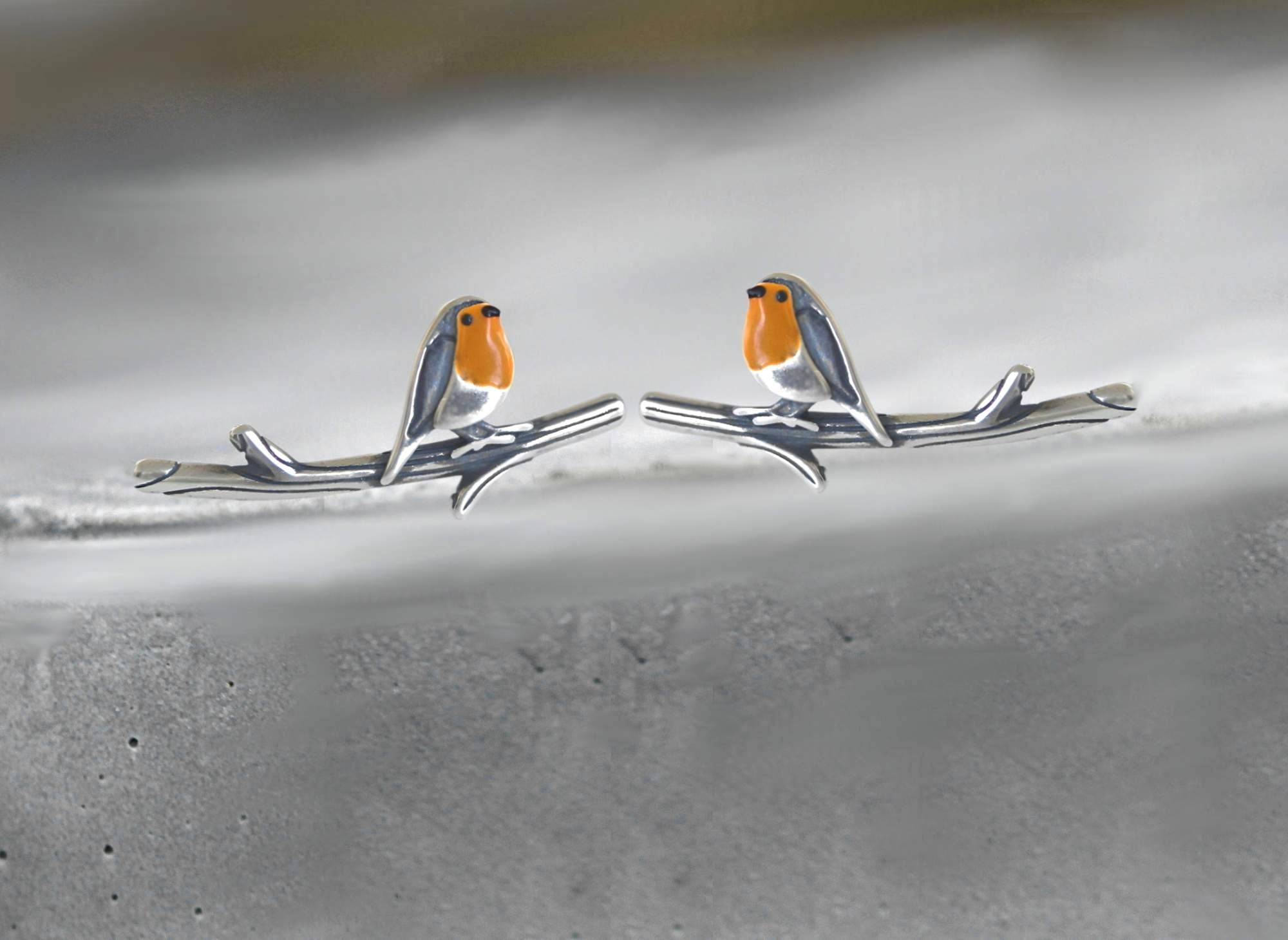 Boucles d'oreilles Robin 